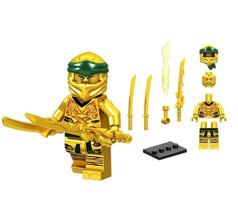 2020 Golden Ninja Minifigures Lego Compatible Ninjago series