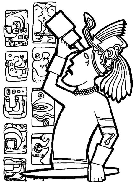 Mayan Coloring Pages at GetColorings.com | Free printable colorings pages to print and color