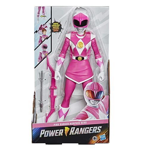 Power Rangers Mighty Morphin Pink Ranger Morphin Hero Action Figure ...