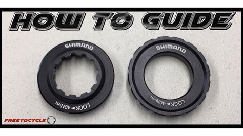 Shimano Centerlock Disc Rotor Removal Tools - YouTube