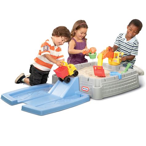 Little Tikes Big Digger Outdoor Construction Sandbox with Crane and Dump Truck - Walmart.com