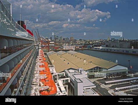 The Brooklyn Cruise Terminal in New York City and Brooklyn, viewed ...