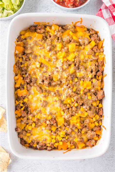 Easy Taco Casserole Recipe | The Clean Eating Couple