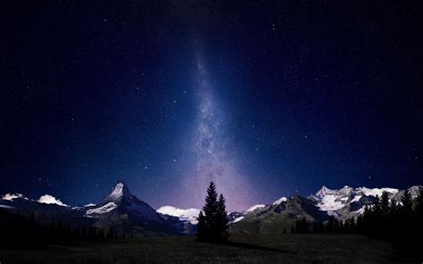 beautiful night sky-Mountain scenery wallpaper-2560x1600 Download | 10wallpaper.com
