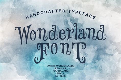 Wonderland - handcrafted typeface | Script Fonts ~ Creative Market