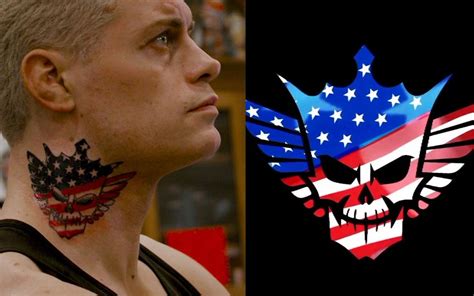 What does WWE Superstar Cody Rhodes' neck tattoo signify?