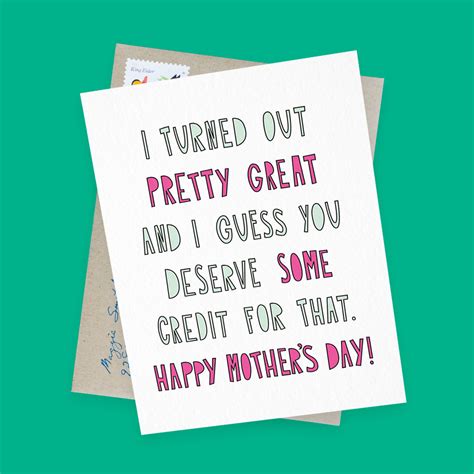 Funny Mothers Day Cards Printable