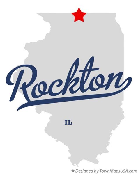 Map of Rockton, IL, Illinois