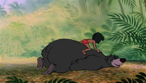 Image - Mowgli is tickling Baloo the bear.jpg | Jungle Book Wiki ...