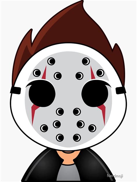 "Jason Emoji" Sticker for Sale by Nerdmoji | Redbubble