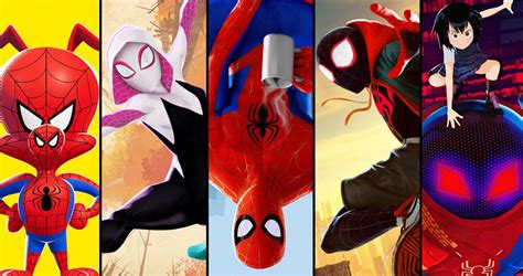 Into the Spider-Verse Posters Introduce Spider-Man's Crazy New Friends