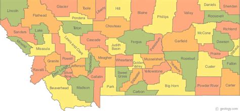 Miles City Montana Map