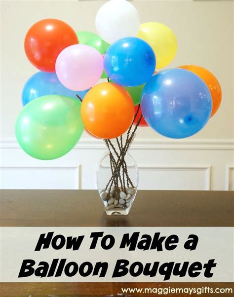 Make a Balloon Bouquet | Balloon bouquet, Helium balloons decoration ...