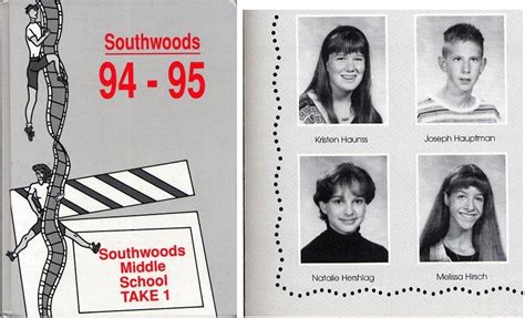 Southwoods (Syosset, NY) Middle School yearbook photo, 1995.