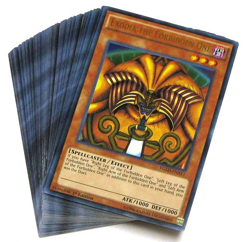 YuGiOh Trading Card Game Yugis Legendary Decks Yugis Exodia Deck ...