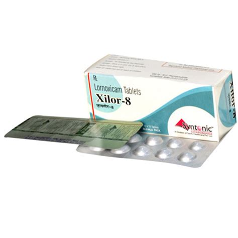 Lornoxicam 8 Mg Tab at Rs 900.00 | Lornoxicam Tablets in Mohali | ID: 9563045688