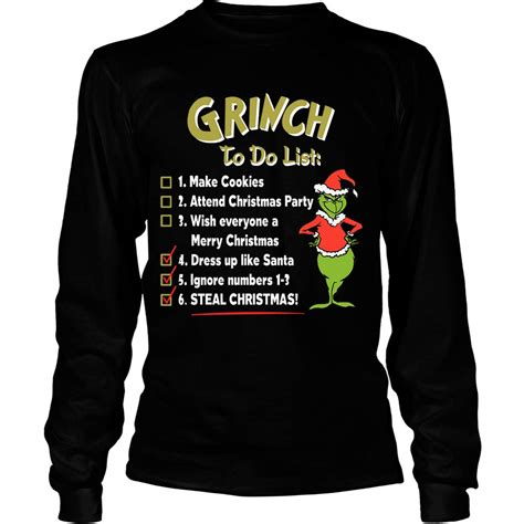 Grinch Steal Christmas T Shirt Grinch Shirt Dr Seuss Shirt Tees ...