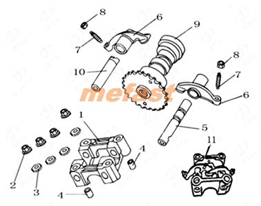 GY6 50cc Engine PARTS Breakdown