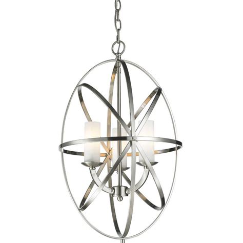 Filament Design Gala 3-Light Brushed Nickel Pendant-CLI-JB-036039 - The Home Depot