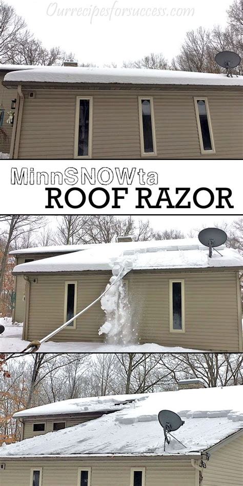 Safe Roof Snow Removal | Minnsnowta Roof Razor