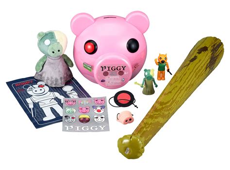 PIGGY Action Figure Collectible Toy - Piggy Head Bundle (Series 1, 8 Items, Includes DLC Items ...