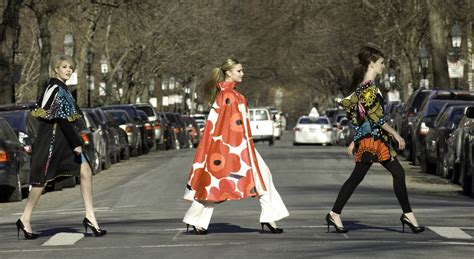 School of Fashion Design + Marimekko = Stunning Spring Outerwear – Boston Magazine