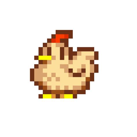 Pixilart - Stardew Valley Chicken by mrenderrules