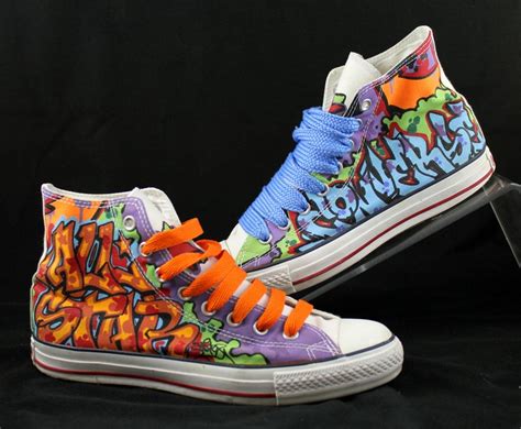 17 Best images about Graffiti sneakers on Pinterest | Nike dunks, Converse chuck taylor and Graffiti