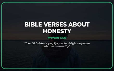 Top 25 Bible Verses About Honesty and Integrity - Scripture Savvy