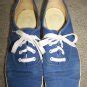Womens Vintage Keds Blue Canvas Tennis Shoes Sneakers 8 1/2