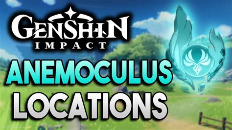 All Anemoculus Locations! -【Genshin Impact】 - YouTube