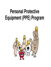 1. Personal Protective Equipment PPE .pdf - Personal Protective Equipment PPE Program Personal ...