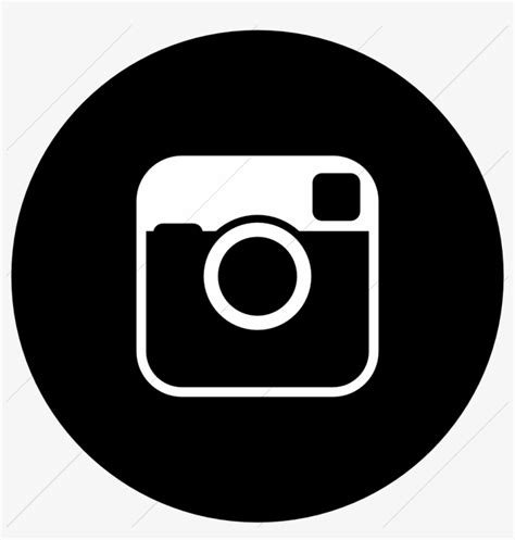 Download Instagram Icon Black Circle Clipart Computer - Black Round Instagram Logo - Free ...