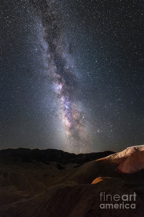 Milky Way Over Death Valley Photograph by Miguel Claro/science Photo Library - Fine Art America