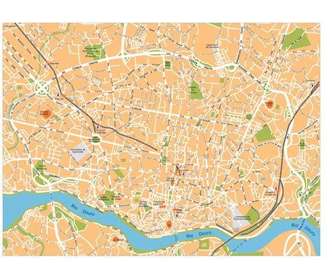 Porto Vector Map for your project