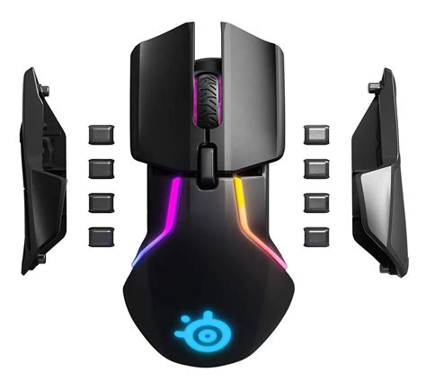 Steelseries Rival 600 Gaming Mouse TrueMove3+ Dual Optical Sensor RGB ...