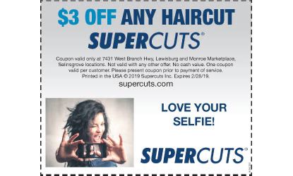 Super Cuts Coupon | | Hair Salon | Health and Beauty Coupons | 17870