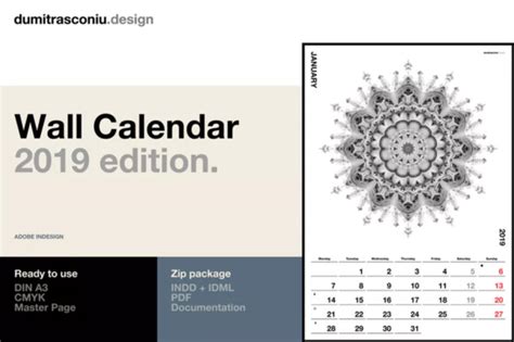 25 Best InDesign Calendar Templates (New for 2020)