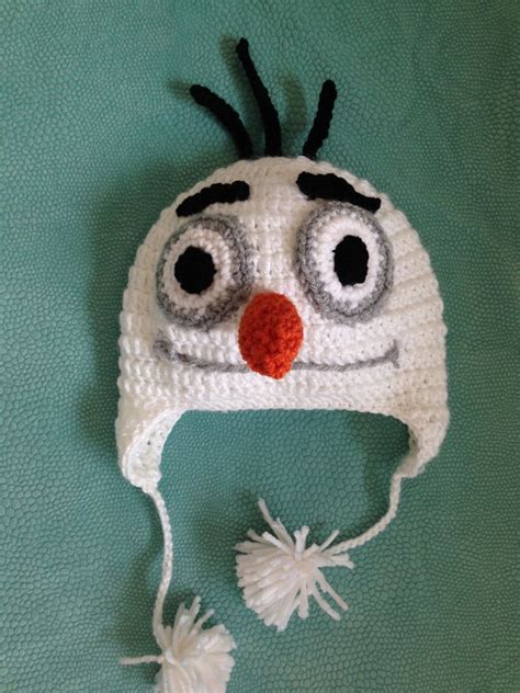 Disney Olaf Crochet Hat Frozen Olaf Hat Olaf Hat Snowman - Etsy