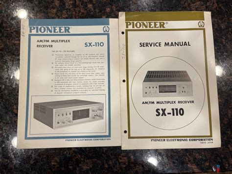 Pioneer Original Manuals Photo #4021473 - US Audio Mart