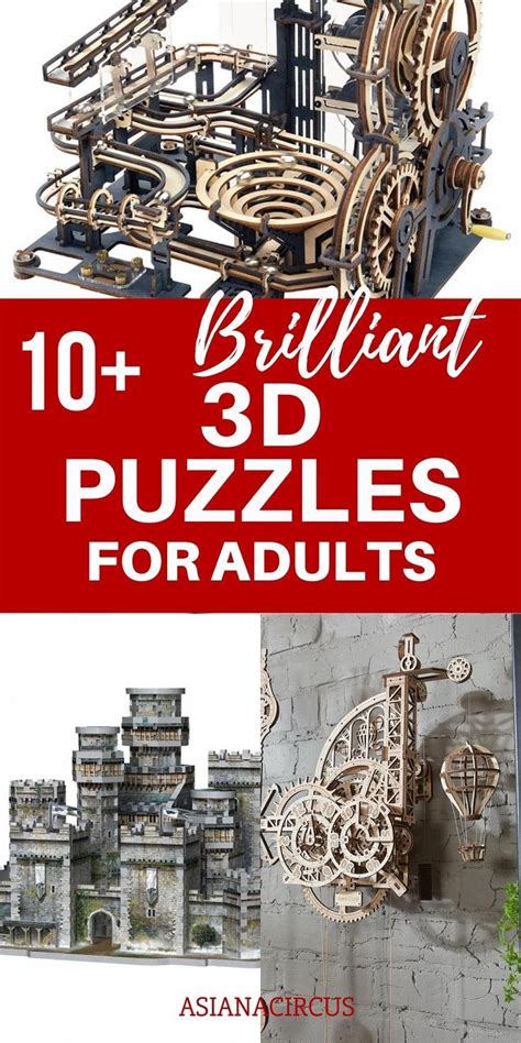 Explore the best 3D puzzles for adults and kids who love brain teasers ...