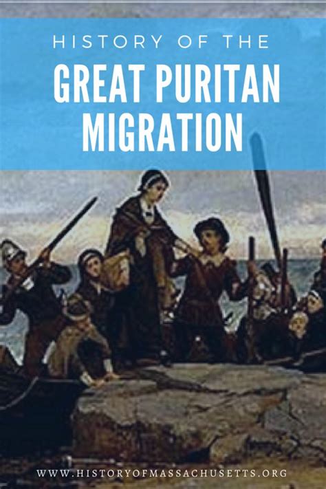 The Great Puritan Migration - History of Massachusetts Blog