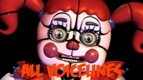 Circus Baby Voice Lines - YouTube