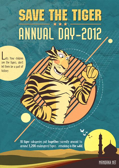 Save The Tiger Poster Design on Behance