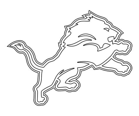 Detroit Lions Coloring Pages - Learny Kids