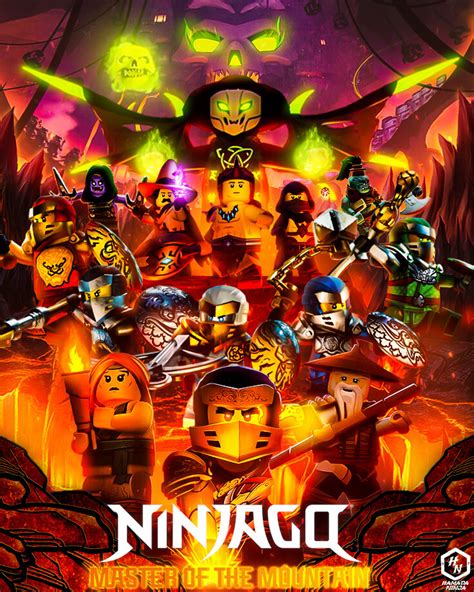 Hamada Ninja - NINJAGO MASTER OF THE MOUNTAIN POSTER BY ME HAMADA NINJA