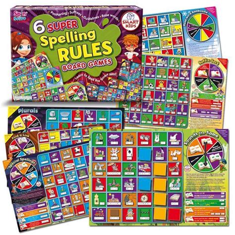 Super Spelling Rules Games – 6 Games - Smart Kids (SK-L68) Educational Resources and Supplies ...