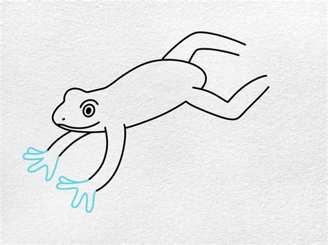 How to Draw a Jumping Frog - HelloArtsy