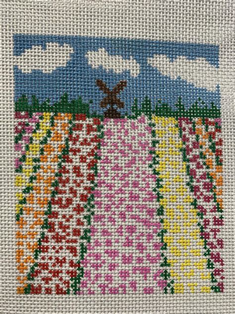 Create Realistic Fields with Tent Stitch – Nuts about Needlepoint