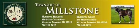 Township of Millstone, Monmouth County, New Jersey